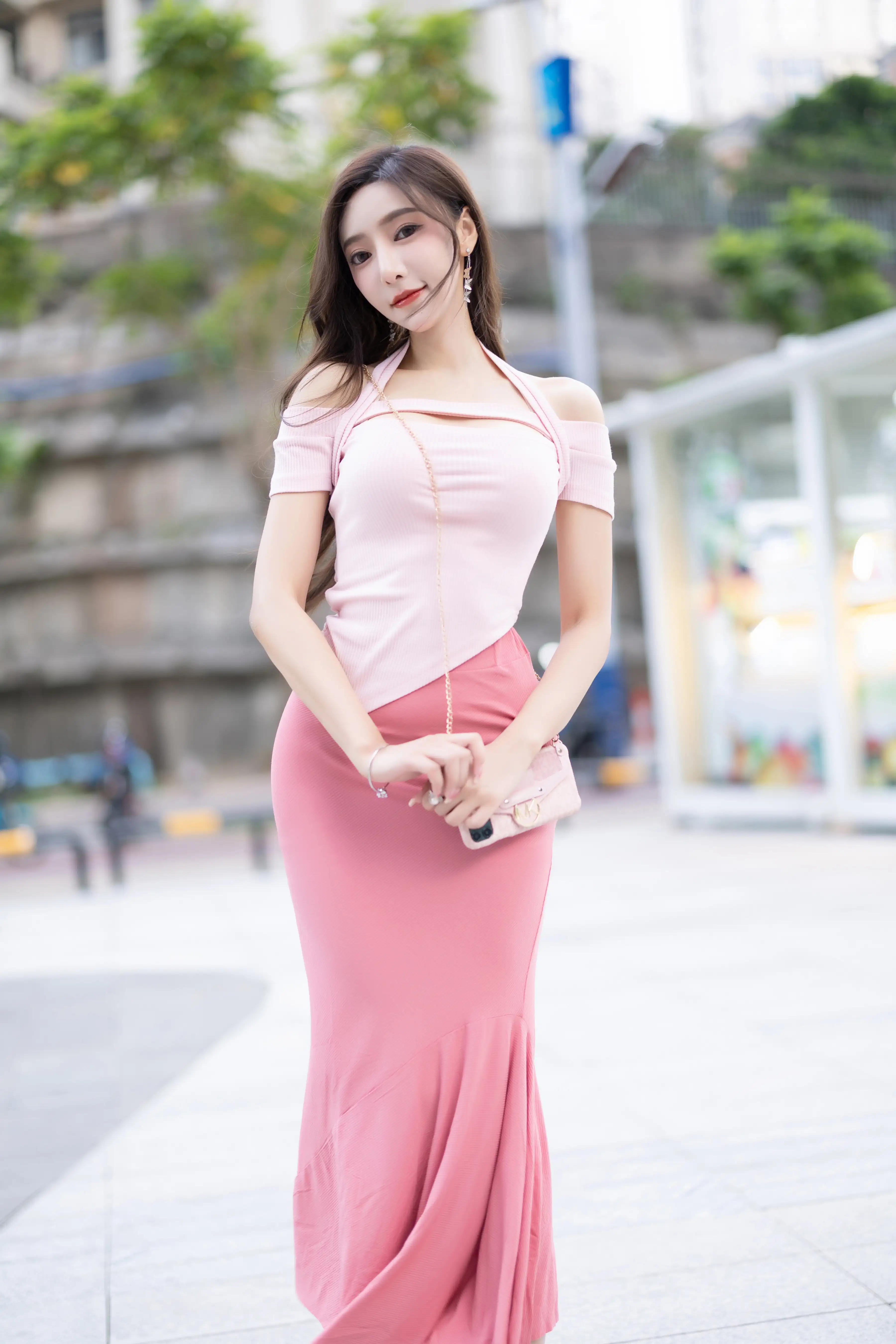 王馨瑶_NO.020_内购无水印_NO.5601_粉色上衣加半身裙配小奶牛_ - M940.COM 内部私购-第3张